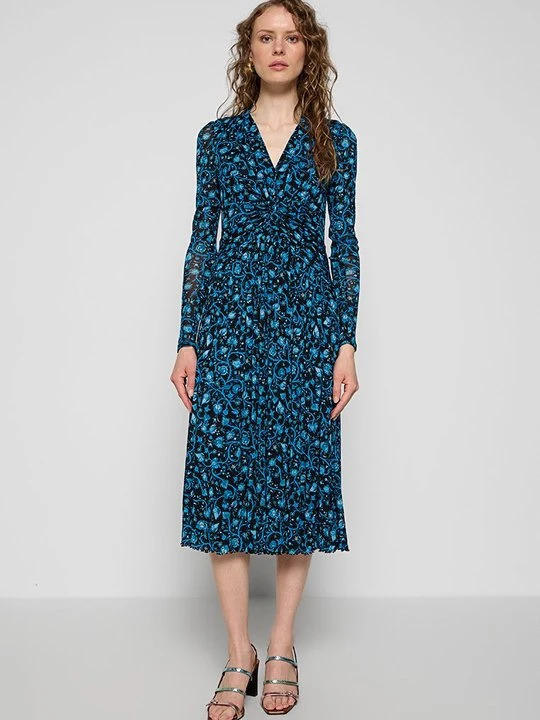 Zdjęcie produktu Sukienka letnia Diane Von Furstenberg niebieski