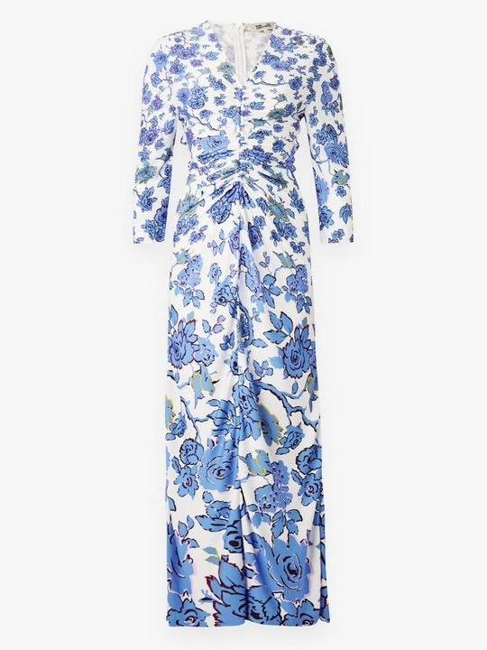 Zdjęcie produktu Sukienka letnia Diane Von Furstenberg niebieski