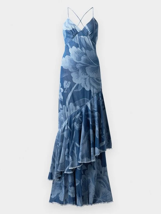Zdjęcie produktu Sukienka letnia Diane Von Furstenberg niebieski