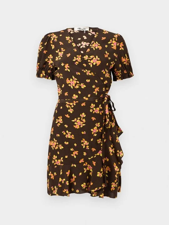 Zdjęcie produktu Sukienka letnia Diane Von Furstenberg brązowy
