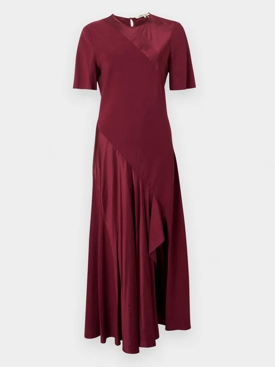 Zdjęcie produktu Sukienka letnia Diane Von Furstenberg ciemnoczerwony