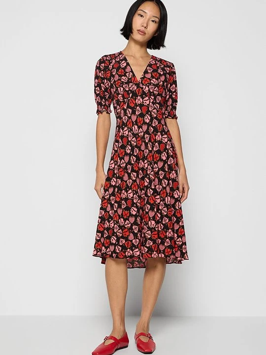 Zdjęcie produktu Sukienka letnia Diane Von Furstenberg czerwony