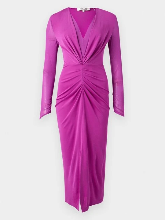Zdjęcie produktu Sukienka letnia Diane Von Furstenberg fioletowy