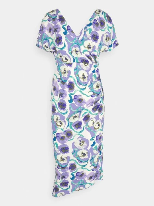 Zdjęcie produktu Sukienka letnia Diane Von Furstenberg niebieski