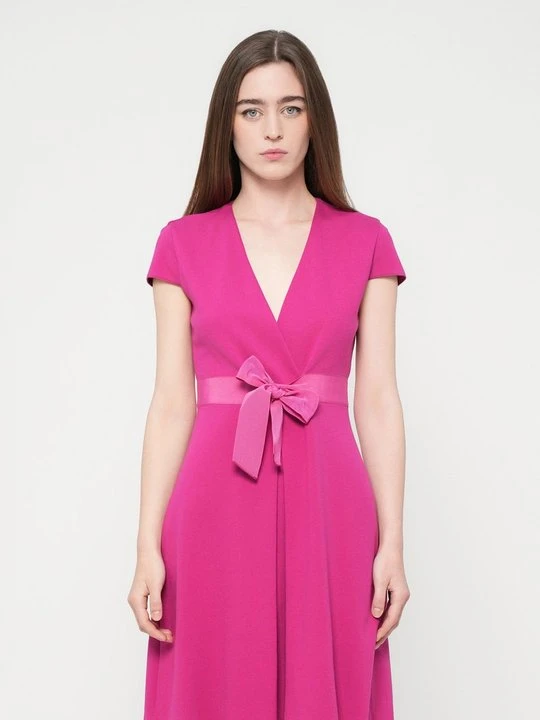Zdjęcie produktu Sukienka letnia Emporio Armani różowy neon