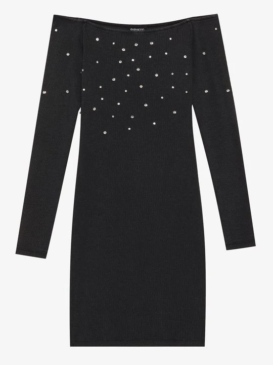 Zdjęcie produktu Sukienka letnia Even&Odd By Zalando ciemnoszary melanż