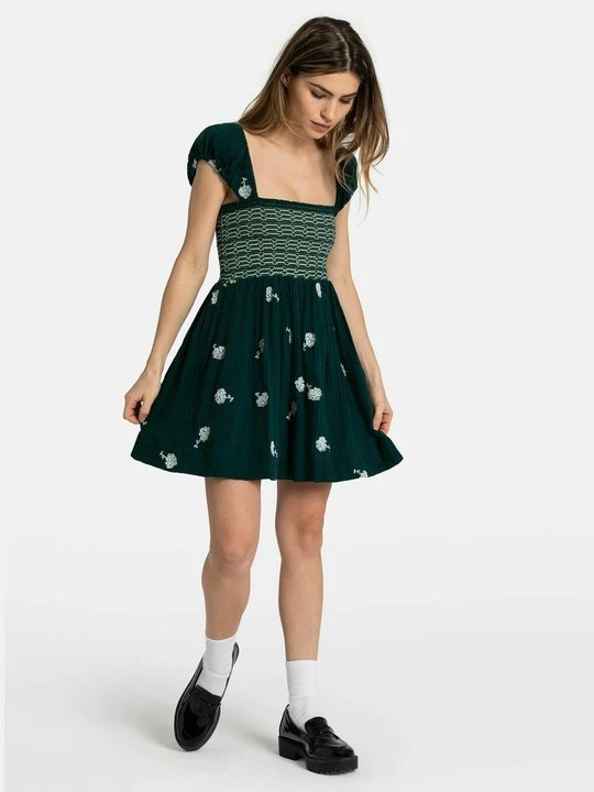 Zdjęcie produktu Sukienka letnia Free People ciemnozielony