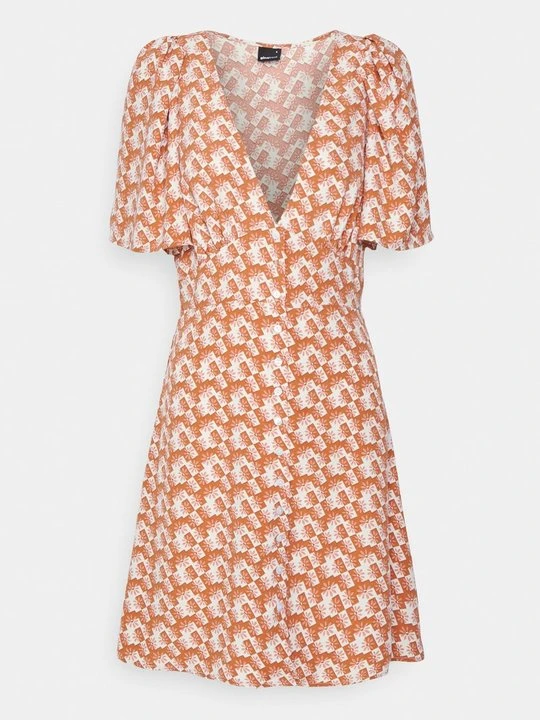 Zdjęcie produktu Sukienka letnia Gina Tricot ochra
