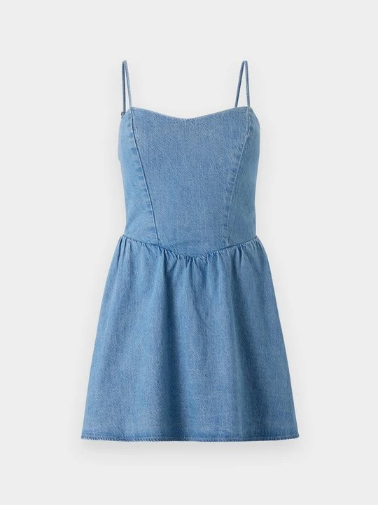 Zdjęcie produktu Sukienka letnia Hollister Co. jasnoniebieski denim