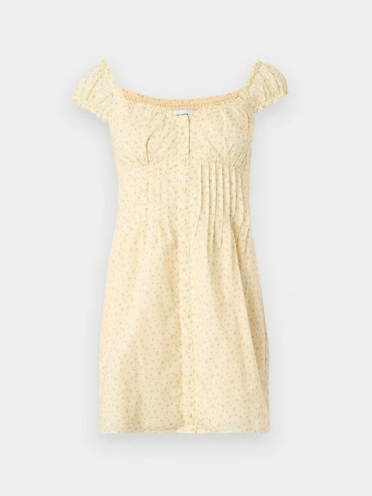 Zdjęcie produktu Sukienka letnia Hollister Co. jasnożółty
