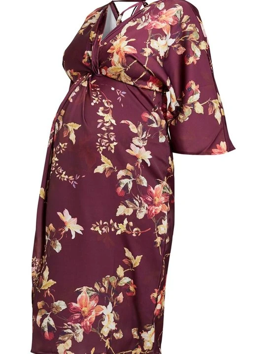 Zdjęcie produktu Sukienka letnia Hope & Ivy bordowy