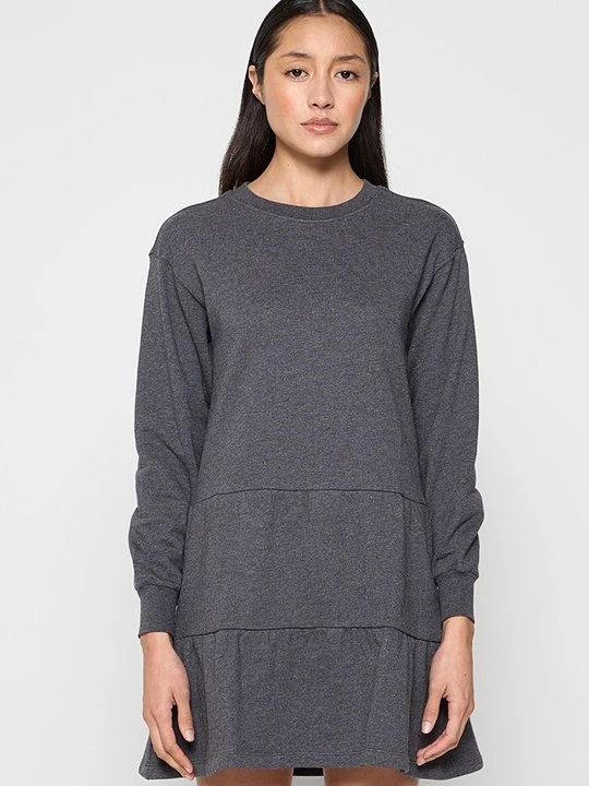 Zdjęcie produktu Sukienka letnia KnowledgeCotton Apparel ciemnoszary