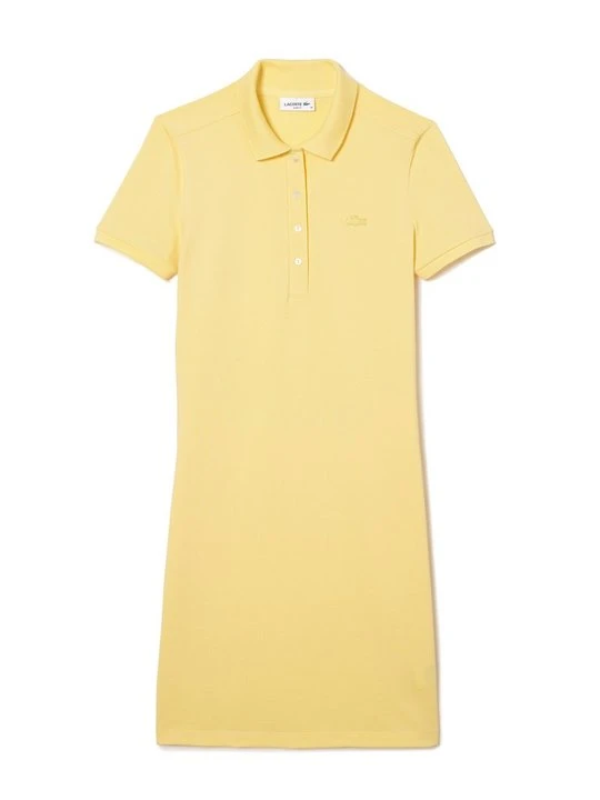 Zdjęcie produktu Sukienka T-shirt Lacoste jasnożółty