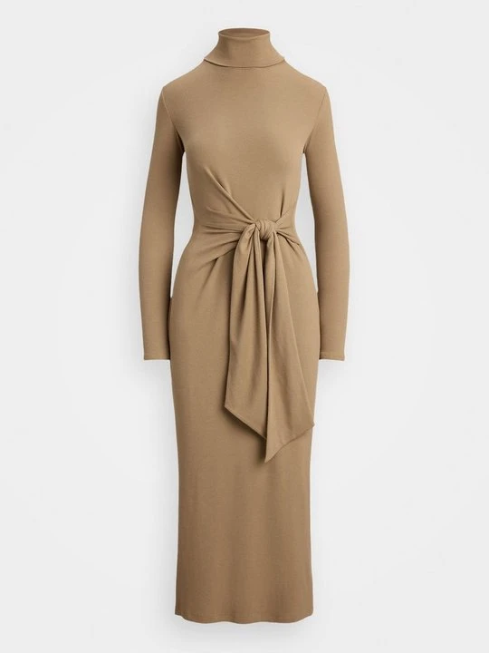 Zdjęcie produktu Sukienka dzianinowa Lauren Ralph Lauren wielbłądzi