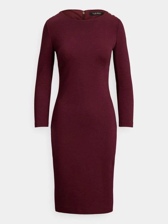 Zdjęcie produktu Sukienka letnia Lauren Ralph Lauren bordowy