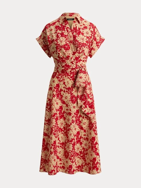 Zdjęcie produktu Sukienka letnia Lauren Ralph Lauren czerwony