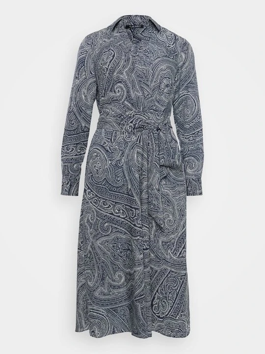 Zdjęcie produktu Sukienka letnia Lauren Ralph Lauren granatowy