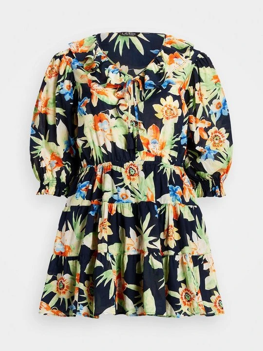 Zdjęcie produktu Sukienka letnia Lauren Ralph Lauren granatowy