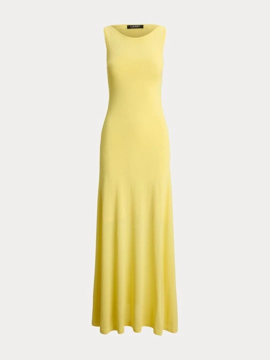 Zdjęcie produktu Sukienka letnia Lauren Ralph Lauren jasnożółty
