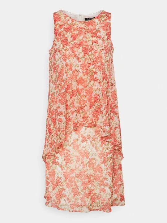 Zdjęcie produktu Sukienka letnia Lauren Ralph Lauren koralowy