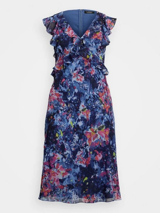 Zdjęcie produktu Sukienka letnia Lauren Ralph Lauren niebieski