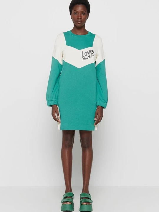 Zdjęcie produktu Sukienka letnia LOVE MOSCHINO zielony