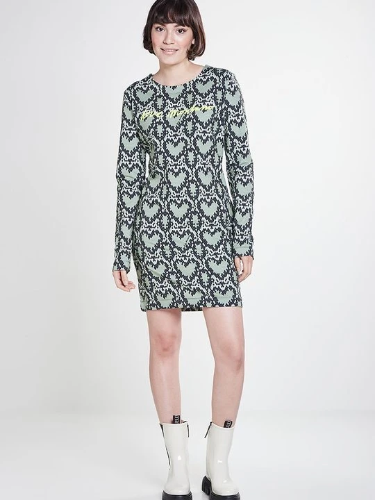Zdjęcie produktu Sukienka letnia LOVE MOSCHINO zielony