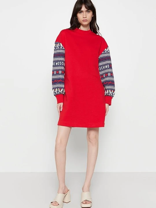 Zdjęcie produktu Sukienka letnia LOVE MOSCHINO czerwony