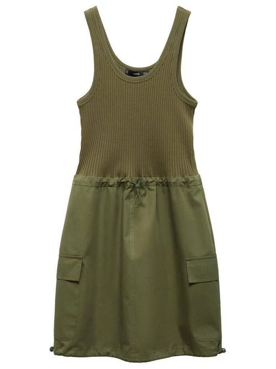 Zdjęcie produktu Sukienka letnia Mango khaki