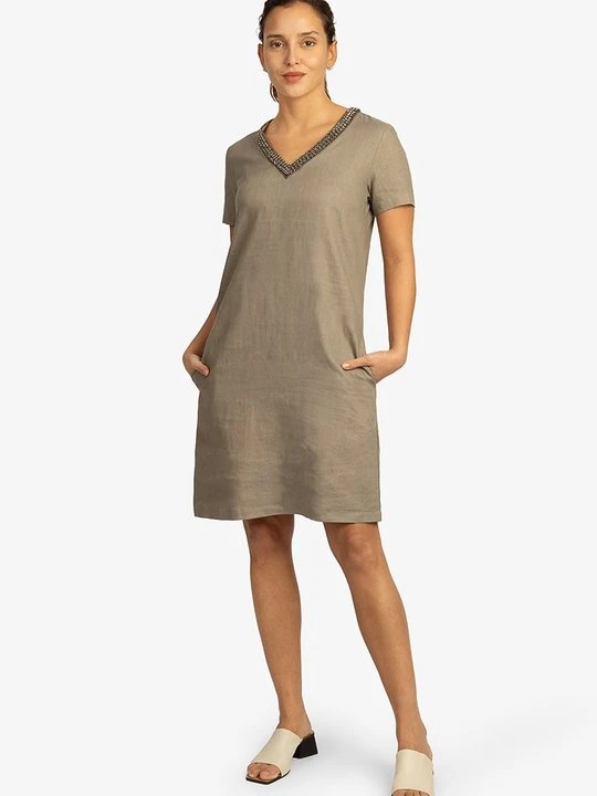 Zdjęcie produktu Sukienka letnia MINT & MIA khaki