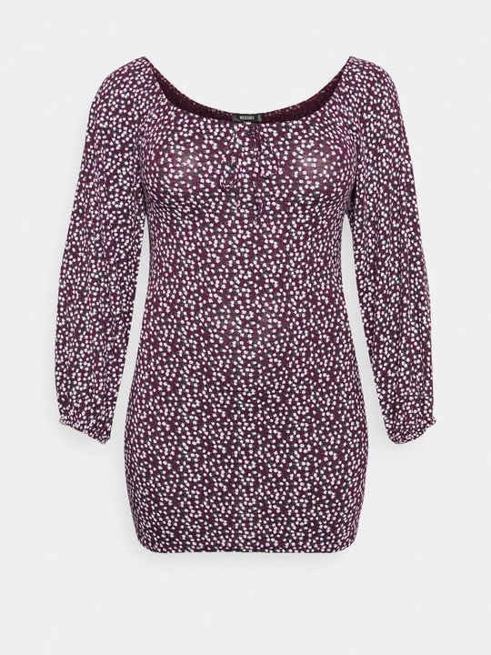 Zdjęcie produktu Sukienka letnia Missguided bordowy