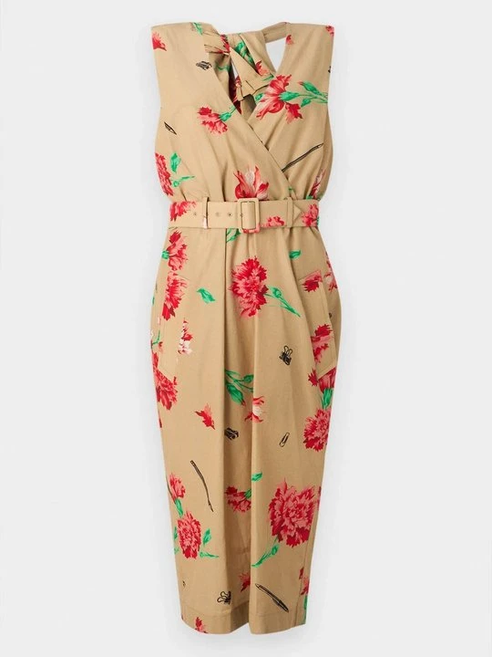 Zdjęcie produktu Sukienka letnia MOSCHINO jasny brąz