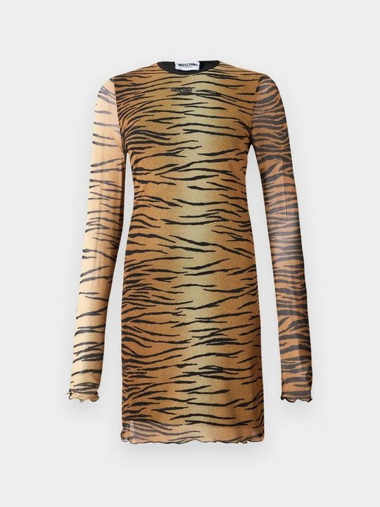 Zdjęcie produktu Sukienka letnia MOSCHINO brązowy