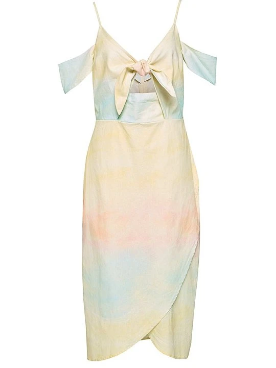 Zdjęcie produktu Sukienka letnia Never Fully Dressed żółty