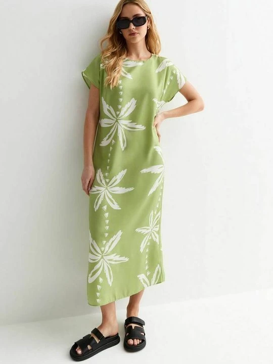 Zdjęcie produktu Sukienka letnia New Look zielony melanż