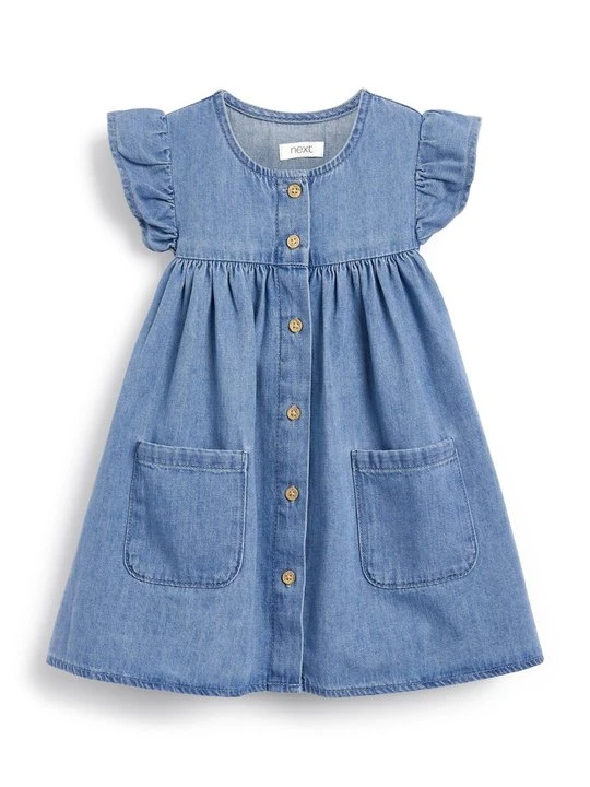 Zdjęcie produktu Sukienka letnia Next niebieski denim