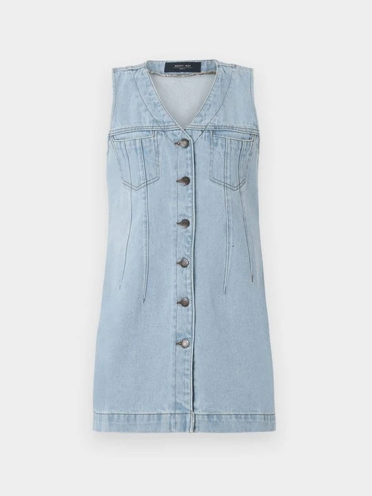 Zdjęcie produktu Sukienka letnia Noisy May jasnoniebieski denim