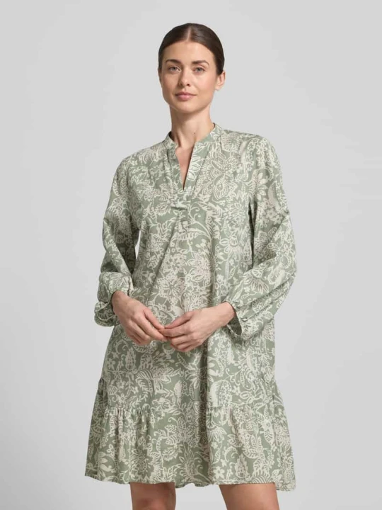 Zdjęcie produktu Sukienka letnia o kroju loose fit z mieszanki bawełny i lyocellu Marc O'Polo Jasnozielony