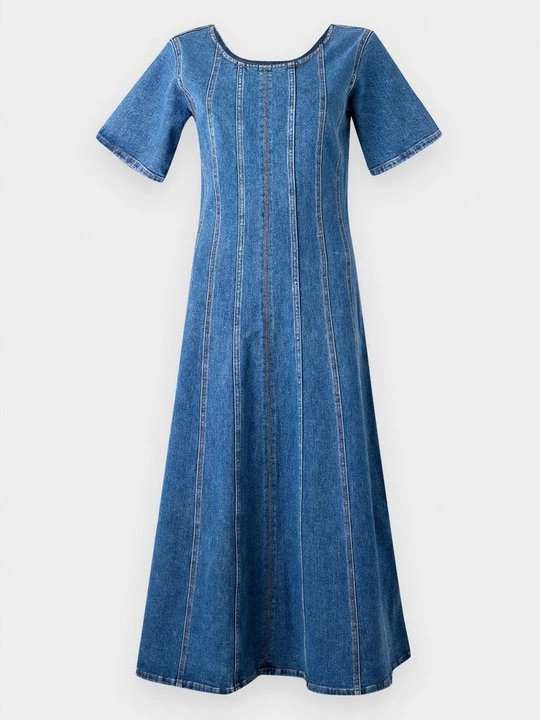 Zdjęcie produktu Sukienka letnia Object niebieski denim