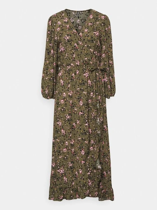 Zdjęcie produktu Sukienka letnia Pieces khaki