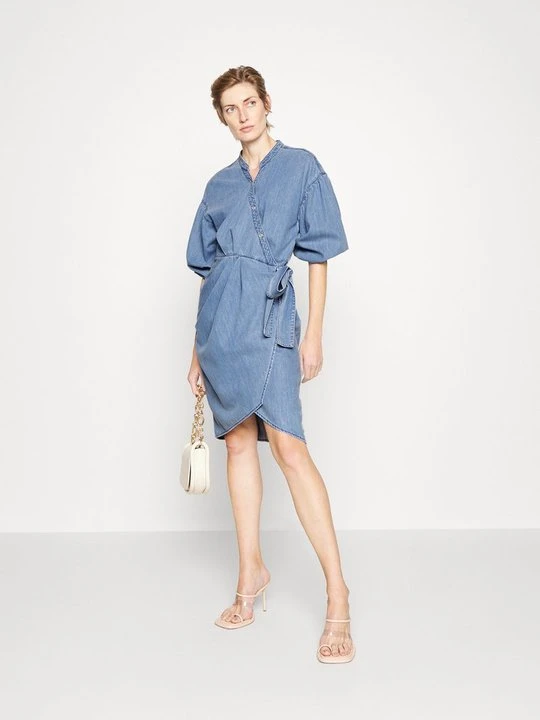 Zdjęcie produktu Sukienka letnia Pinko niebieski denim