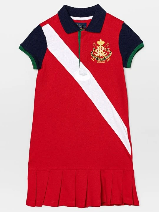 Zdjęcie produktu Sukienka letnia Polo Ralph Lauren czerwony