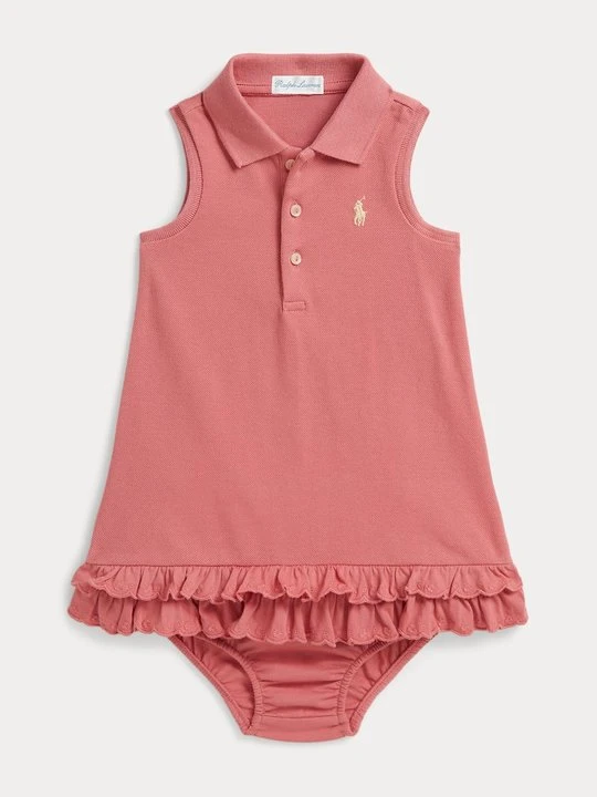 Zdjęcie produktu Sukienka letnia Polo Ralph Lauren jasnoczerwony
