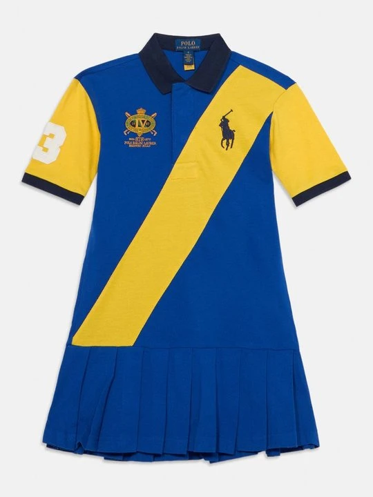 Zdjęcie produktu Sukienka letnia Polo Ralph Lauren niebieski