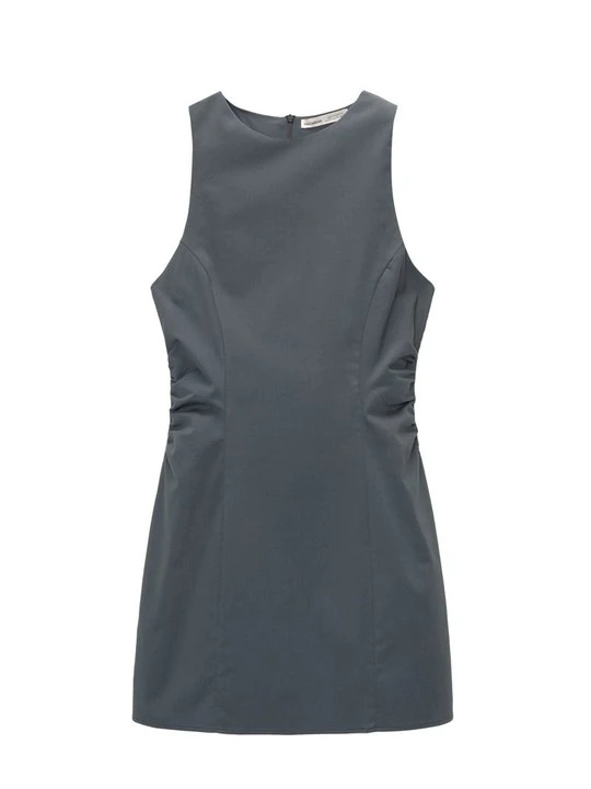 Zdjęcie produktu Sukienka letnia PULL&BEAR szary