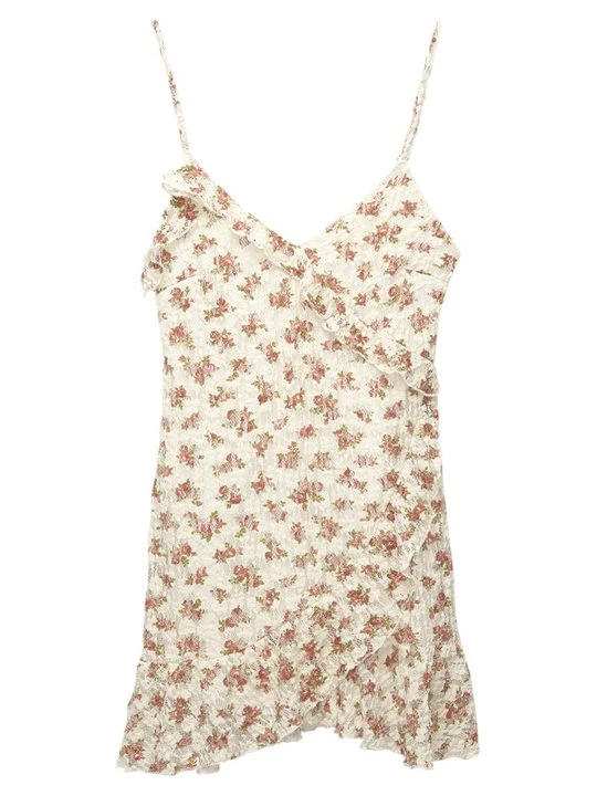 Zdjęcie produktu Sukienka letnia PULL&BEAR beżowy