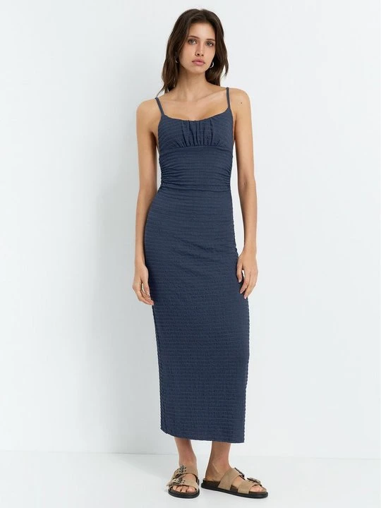 Zdjęcie produktu Sukienka letnia PULL&BEAR niebieski