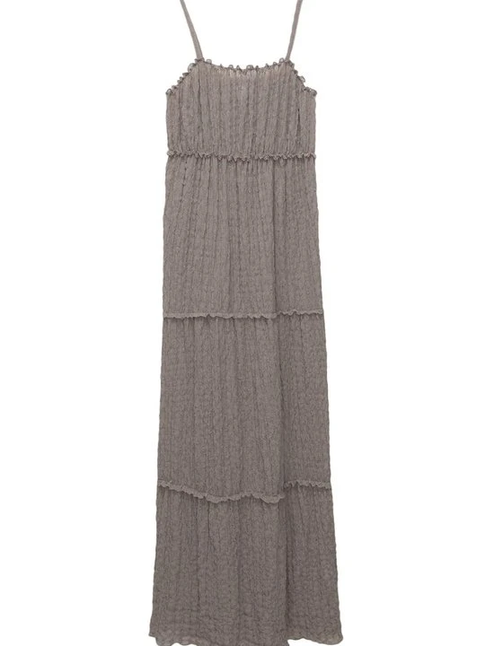 Zdjęcie produktu Sukienka letnia PULL&BEAR szary