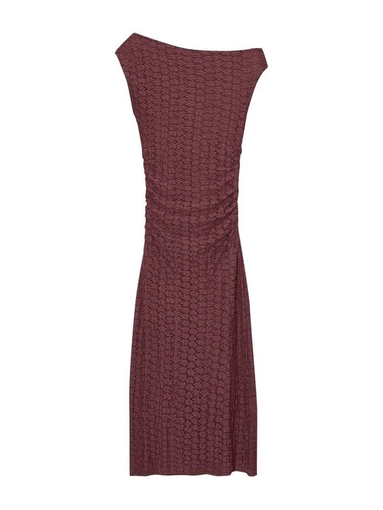 Zdjęcie produktu Sukienka letnia PULL&BEAR bordowy