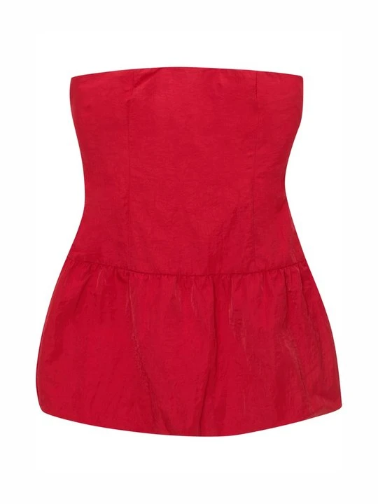 Zdjęcie produktu Sukienka letnia PULL&BEAR czerwony